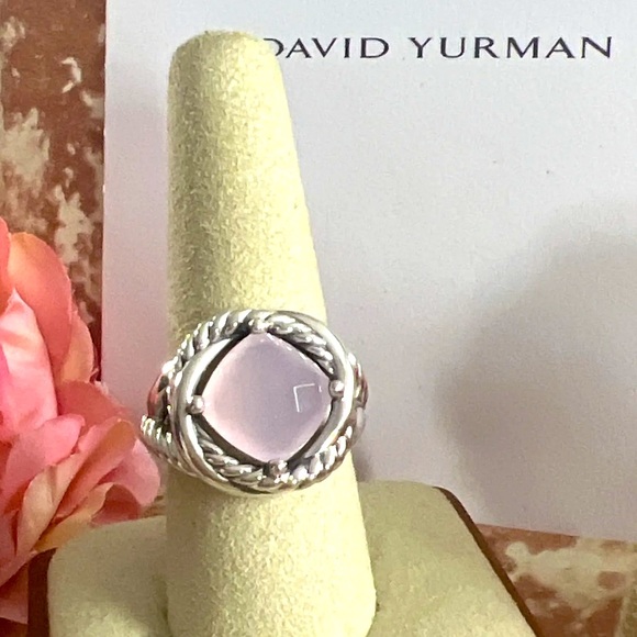 DY Infinity Rose Quartz Ring - Picture 4 of 11